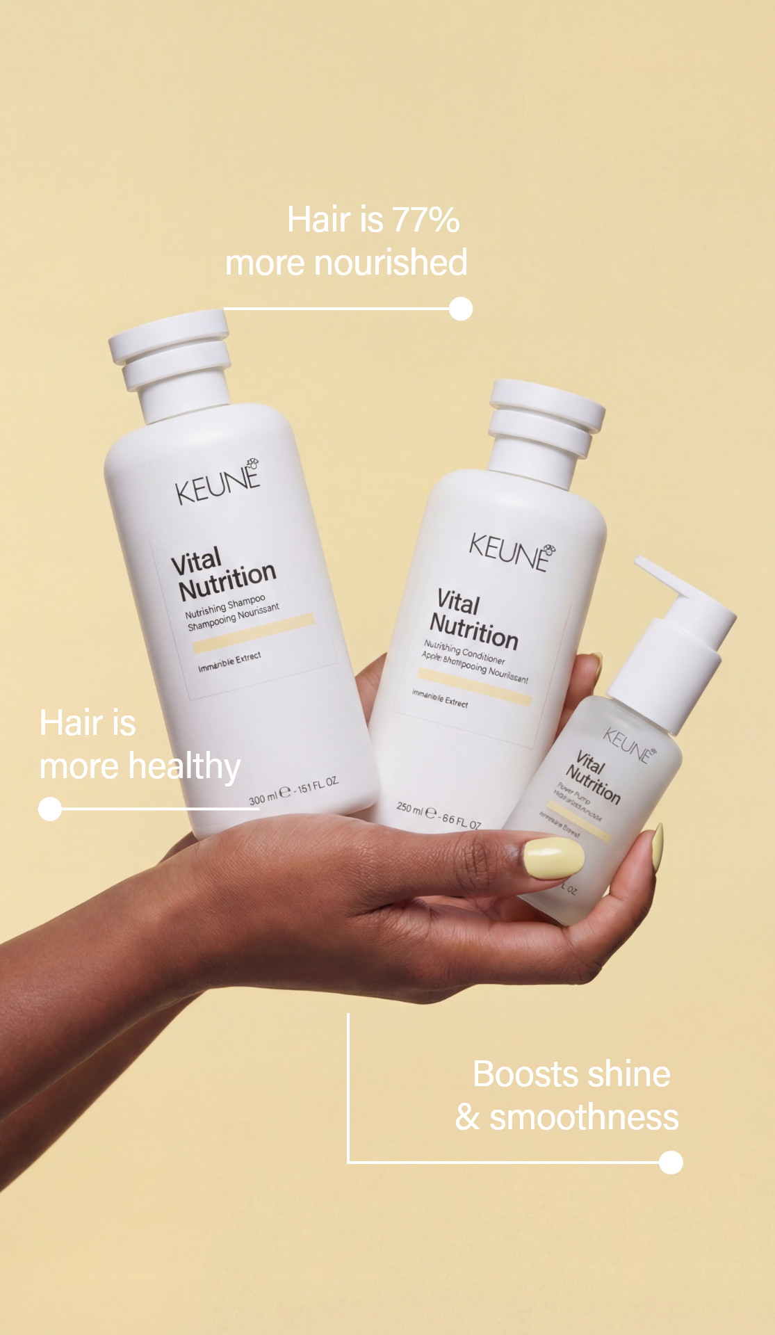 Keune Care Vital Nutrition Conditioner: Ideal conditioner for dry hair. Provides essential care and revitalizes your hair.